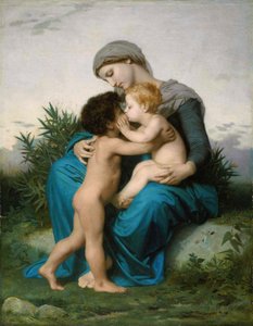 Amor fraternal de William Adolphe Bouguereau